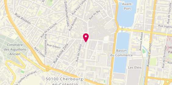 Plan de AESIO mutuelle, 6 Boulevard Robert Schuman, 50100 Cherbourg-en-Cotentin