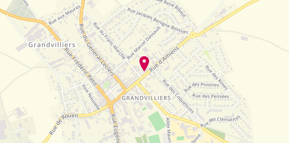 Plan de AXA Assurance et Banque Millot, Niquet, 27 Rue d'Amiens, 60210 Grandvilliers