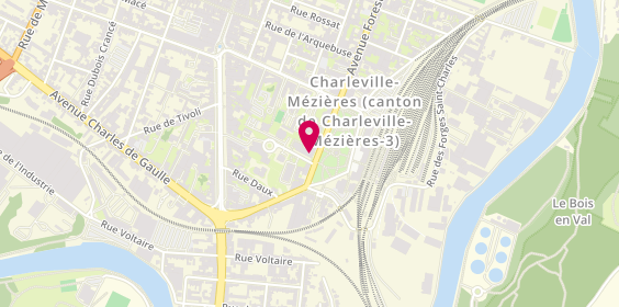 Plan de MAAF Assurances CHARLEVILLE, 18 avenue Georges Corneau, 08000 Charleville-Mézières