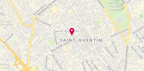 Plan de Groupama Nord-Est, 4 Rue Victor Basch, 02100 Saint-Quentin