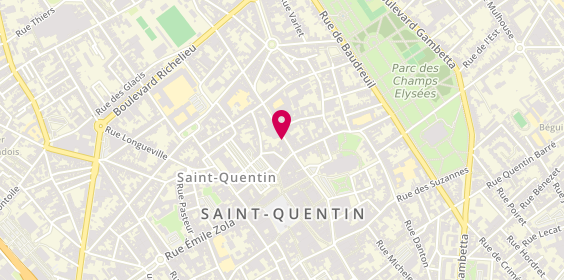 Plan de MMA, 17 Rue Raspail, 02100 Saint-Quentin