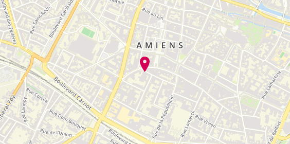 Plan de Amiens Centre, 21 23 Rue des Cordeliers, 80001 Amiens