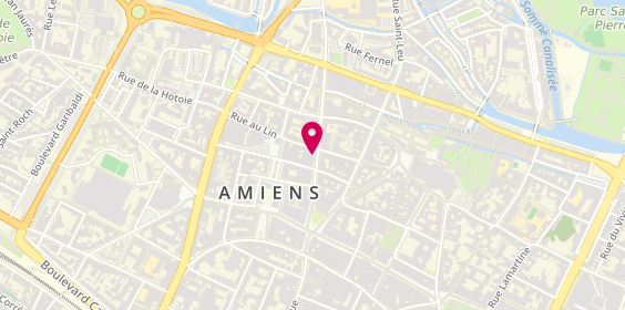 Plan de Point de rencontre mutuelle Intériale Amiens, 15 Rue des Vergeaux, 80000 Amiens