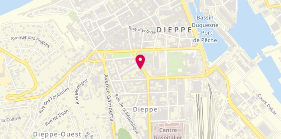 Plan de Allianz, 12 Bis Boulevard Maréchal Joffre, 76200 Dieppe