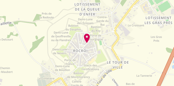 Plan de Allianz Assurance ROCROI - Ludovic DAUBY, 17 Rue de Bourgogne, 08230 Rocroi