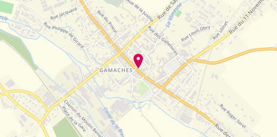 Plan de Agence de Gamaches, 44 Rue Charles de Gaulle, 80220 Gamaches