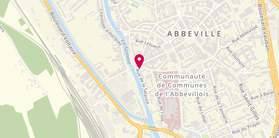 Plan de AXA Assurance et Banque KELDERMANS Alexis, 5 7 place Bonaparte, 80100 Abbeville
