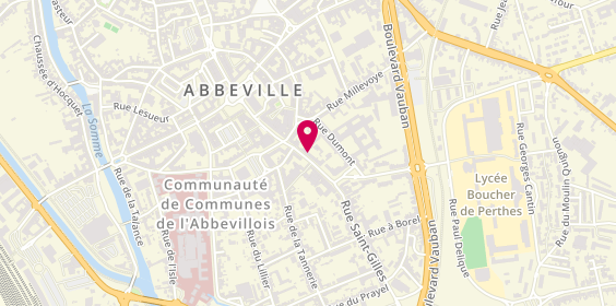 Plan de AXA Assurance et Banque Jean-Marie VERDEZ, 59 Rue du Maréchal Foch, 80100 Abbeville