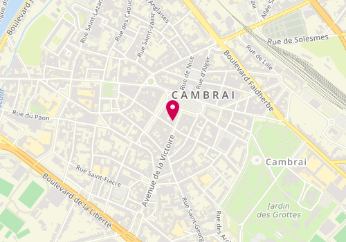 Plan de Groupama, 16 avenue de la Victoire, 59400 Cambrai