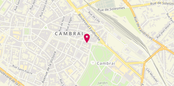 Plan de M comme Mutuelle, 30 Rue du Général de Gaulle, 59400 Cambrai