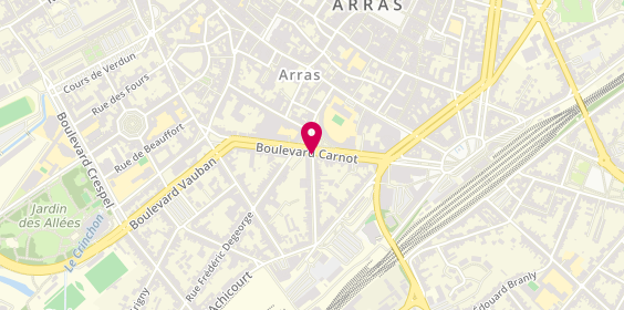 Plan de Groupama, 22 Boulevard Carnot, 62000 Arras