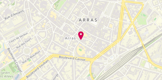 Plan de MAAF Assurances ARRAS, 56 Rue Gambetta, 62000 Arras