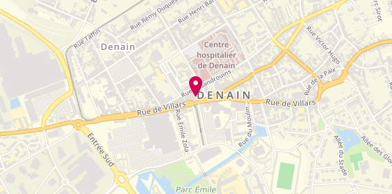 Plan de Audition Mutualiste, 109 Rue de Villars, 59220 Denain