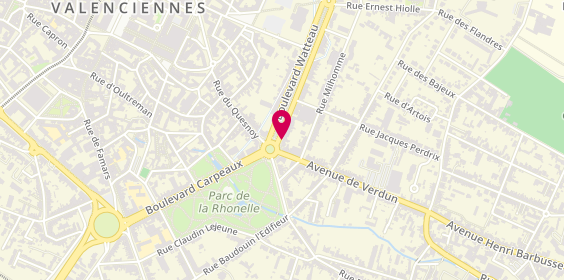 Plan de Assurance Agence SwissLife Valenciennes - Stéphane Thourigny et Nancy Brusselle, 71 Boulevard Watteau, 59300 Valenciennes