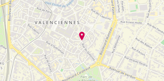 Plan de Allianz, 87-89 Rue du Quesnoy, 59300 Valenciennes