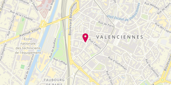 Plan de MAPA Assurances Valenciennes, 112 Rue de Paris, 59300 Valenciennes