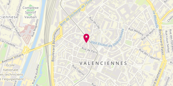 Plan de Axa, 15 Rue Saint-Jacques, 59300 Valenciennes