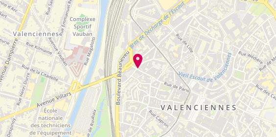 Plan de Allianz, 14 Rue Ferrand, 59300 Valenciennes