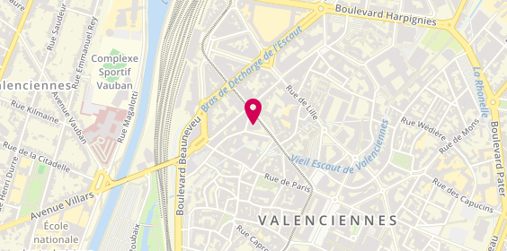 Plan de Agence Valenciennes Clemenceau, 31 avenue Georges Clemenceau, 59300 Valenciennes
