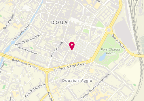 Plan de GMF Assurances DOUAI, 172 place du Barlet, 59500 Douai