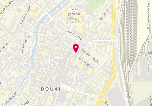 Plan de Mutex, 84 Rue Saint-Jacques, 59500 Douai