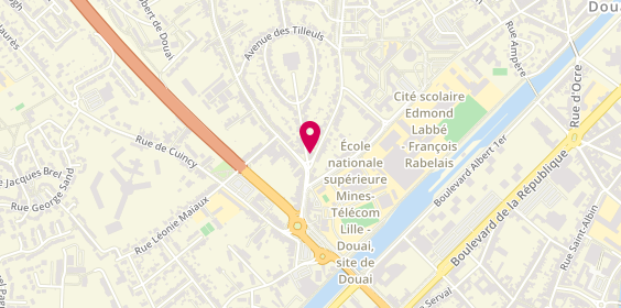 Plan de Agence de Douai Faubourg de Bethune, 10 Rue Charles Mathieu, 59500 Douai