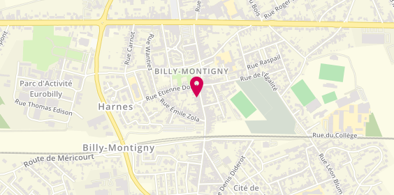 Plan de Agence de Billy Montigny, 31 Rue Fusillés, 62420 Billy-Montigny