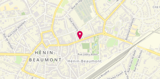 Plan de Identités Mutuelle, 237 Rue Élie Gruyelle, 62110 Hénin-Beaumont