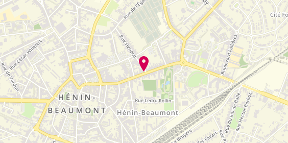 Plan de Mutex, 275 Rue Élie Gruyelle, 62110 Hénin-Beaumont