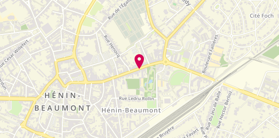 Plan de MMA, 356 Rue Élie Gruyelle, 62110 Hénin-Beaumont