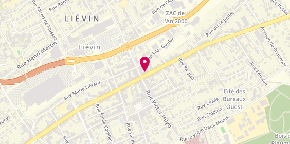 Plan de AXA Assurance et Banque Christophe TANCREZ, 118 Rue Jean Baptiste Défernez, 62800 Liévin