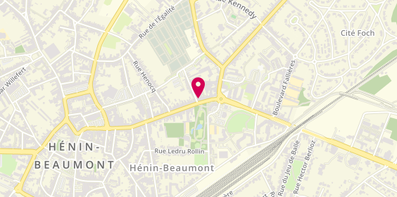 Plan de Matmut, 417 Rue Élie Gruyelle, 62110 Hénin-Beaumont