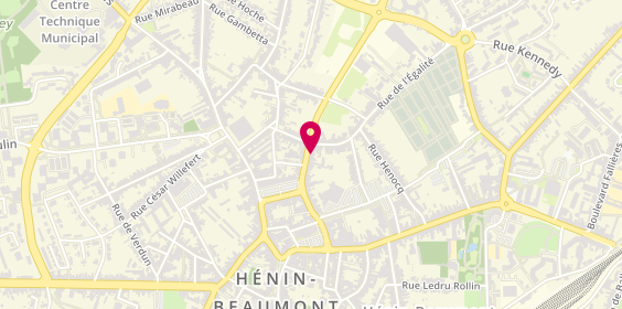 Plan de Groupama, 270 Rue Montpencher, 62110 Hénin-Beaumont