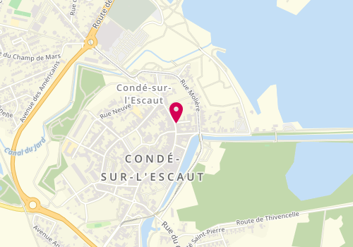 Plan de Allianz Assurance CONDE SUR l'ESCAUT - Olivier LOSQ, 62 Rue Gambetta, 59163 Condé-sur-l'Escaut