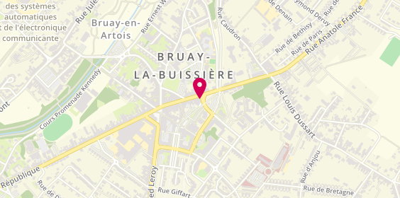 Plan de Agence de Bruay la Buissiere, 164 Rue Henri Cadot, 62700 Bruay-la-Buissière