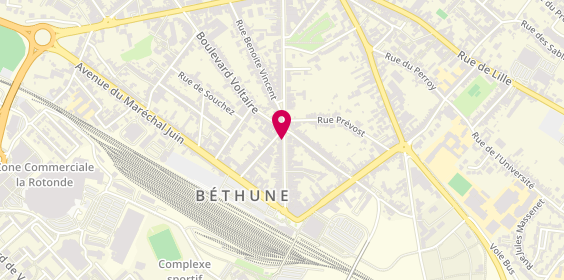 Plan de Monceau Assur'agence Béthune, 550 Boulevard Raymond Poincaré, 62400 Béthune