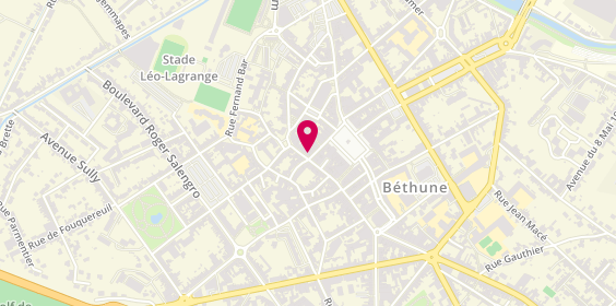 Plan de Matmut, 14 Rue des Treilles, 62400 Béthune
