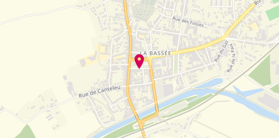 Plan de Agence la Bassee, 5 Rue Pauline Houdoye, 59480 La Bassée