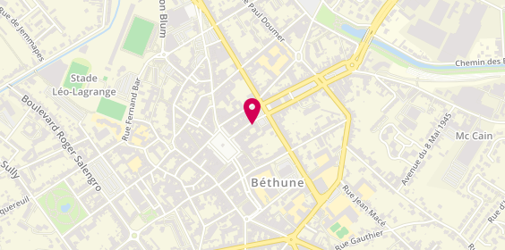 Plan de GMF Assurances BETHUNE, 86 Rue Albert 1er, 62400 Béthune