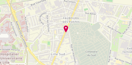 Plan de Group. Assurances. Finances, 117 Rue du Faubourg des Postes, 59000 Lille