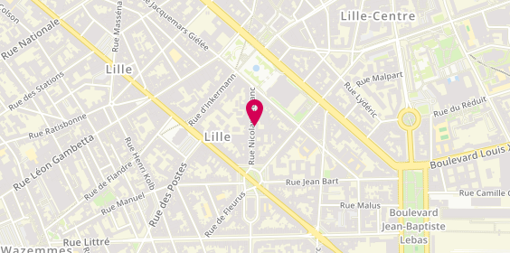 Plan de Gan Assurances Lille Centre, 23 Bis Rue Nicolas Leblanc, 59000 Lille