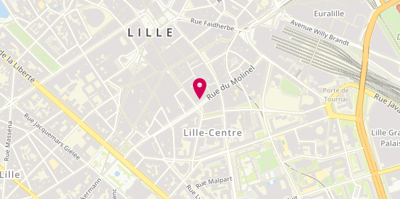 Plan de Abeille Assurances - Lille, 88 Rue du Molinel, 59000 Lille