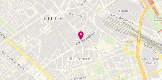 Plan de Groupama, 60 Rue du Molinel, 59000 Lille