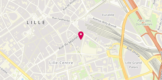 Plan de MACSF, 24 avenue Charles Saint-Venant, 59800 Lille