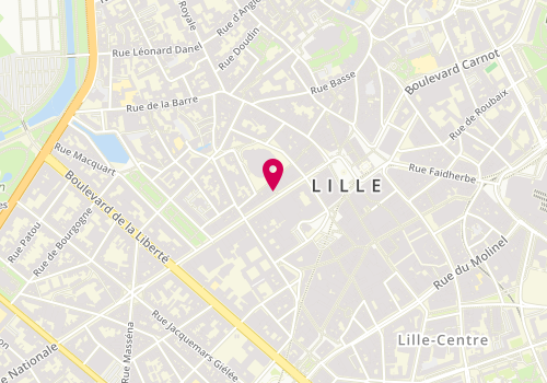 Plan de Lille Nationale, 60 Rue Nationale, 59800 Lille