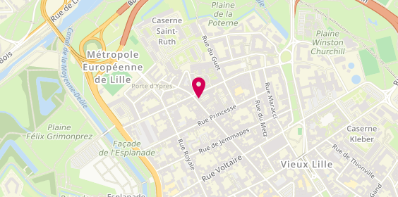 Plan de Mapa Prevoyante-Accidents, 110 Rue Saint-André, 59800 Lille