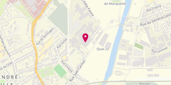 Plan de Agent Axa Prevoyance et Patrimoine, 169 Rue Sadi Carnot Bâtiment Entrée 1/ 2è Étage, 59350 Saint-André-lez-Lille