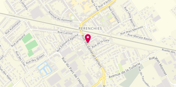 Plan de AXA Assurance et Banque Stéphane LEBLANC, 29 Rue du Général Leclerc, 59840 Pérenchies