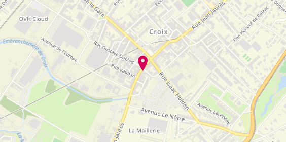 Plan de Allianz Assurance CROIX - DUFOUR Bruno & Luigi, 15 Rue du Professeur Perrin, 59170 Croix