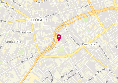 Plan de AXA Assurance Olivier CHAPAT, Residence Theatre
14 Rue du Coq Français, 59100 Roubaix